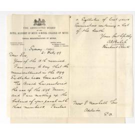 A E Balch - Sydney - Music for Examinations