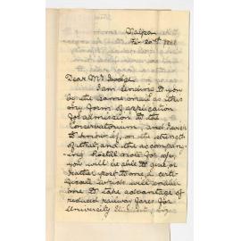 Miss F F Bonnin - Nalpa - Concerning Studies at Conservatorium