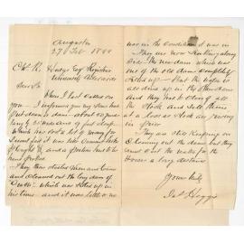 James Heggie - Angaston - Concerning improvements on Land at Angaston