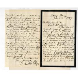 N E Hartley - College Town - Hartley Studentship and Mr Hartleys Portrait