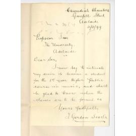 T Gordon Searle - Grenfell Street - Music Course at University