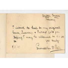 Miss Gwendolyn D Pelly - North Adelaide - Studies at The Conservatorium