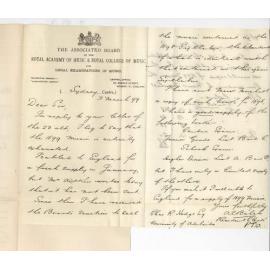 A E Balch - Associated Board Sydney - Music for Public Examinations