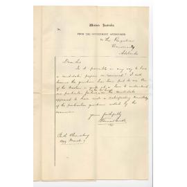 W Ernest Cooke - Government Astronomer - Western Australia - Request to have Junior Public Examination Papers reexamined