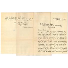 C Hope Hague - Kooringa - Particulars course of Lectures at Kooringa