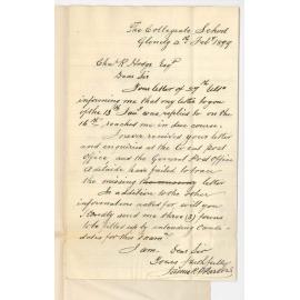 James R Parsons - Glenelg - Concerning Preliminary Examination