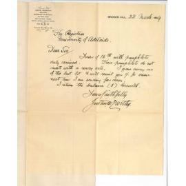 Justin McCarthy - Broken Hill - Forwarding 1898 Music Pamphlets