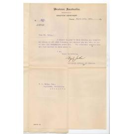 Cyril Jackson - Perth - Asking for reply to letter of 10th February