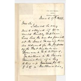 F C Faulkner - The High School - Perth WA - Marks in Junior and Senior Examinations