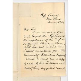 Miss Bessie Scott - Port Pirie - English and General Literature Classes at Port Pirie