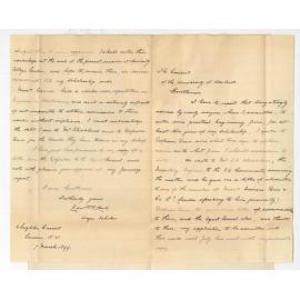 Edward V Clark - Angas Scholar - Proceedings in London