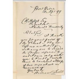 William Goods - Port Pirie - Forwarding sons address