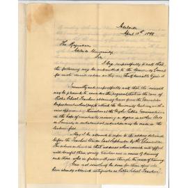 James Pryor - Adelaide - Concerning Public School Teachers proceeding to Degree at the University