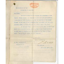 J E Dodd - Adelaide - Estimate for Organ