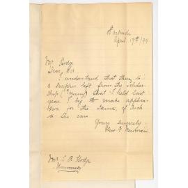 Miss Olive G Newman - Parkside - Request for surplus of Scholarship