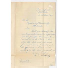 H V Murphy - Beetaloo Valley - Enquiring on Junior Public Examination