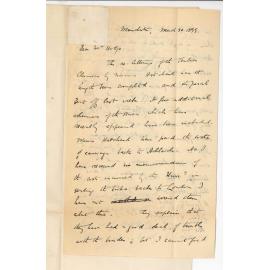 Professor Horace Lamb - Manchester - Concerning lettering of Teubner Classical Texts