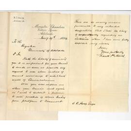 Frank John Naish - Adelaide - Concerning Conservatorium Building