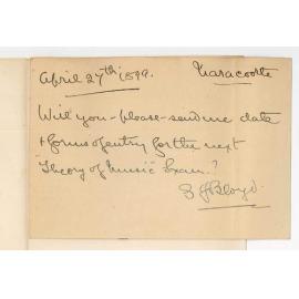 S J Bloyd - Naracoorte - Date and Forms of Music Exams