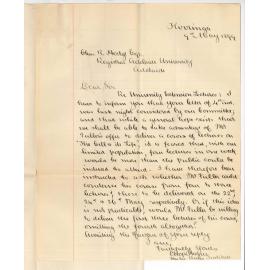 C Hope Hagne - Kooringa - University extension lectures