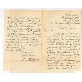 Miss M Mattfeild - Grunthal - Lessons at the Conservatorium