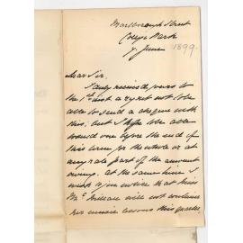 Mrs M McMillan - College Park - Notifying Miss McMillan will not continue lessons at the Conservatorium - Concerning fees