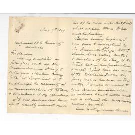 Frederick Bevan - North Adelaide - Position in the Conservatorium