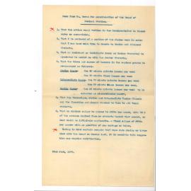 Frederick Bevan - Conservatorium - Memo for consideration of the Board of Musical Studies