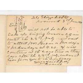 Miss Jane Greene - Norwood - Lessons at Conservatorium