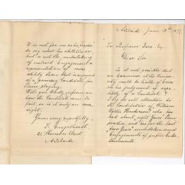 F Engelhardt - Adelaide - Concerning failure of William Walter Henderson in the Primary Practice of Music