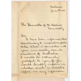 Abraham B Flohm - Ballarat - Elocutionary and music competition