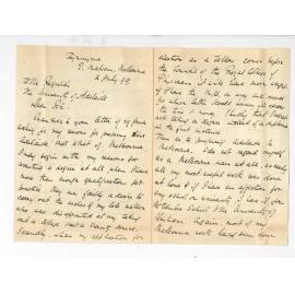 F Woolrabe - Melbourne - Concerning admission ad eundem statum