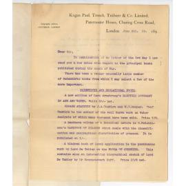 Kegan Paul Trench Trubner and Company - London - Books published in month of May