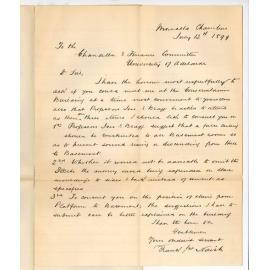 Frank John Naish - Morialta Chambers - Concerning Conservatorium Building