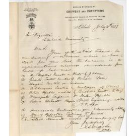 E S Wigg and Son - Adelaide - Books for Library