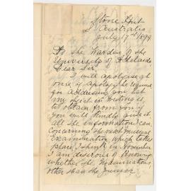 Miss Phoebe Beckett - Stone Hut - Concerning Music Examinations