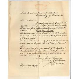 J E Dodd - Adelaide - Concerning Conservatorium Organ