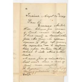 William Summers - Terowie - Forwarding cheque for Mr W B Hills arrears of rent