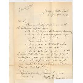 Walter Buchanan - Public School Johnsburg - Information Preliminary Examination