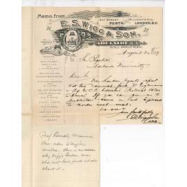 E S Wigg and Son - Adelaide - Books for Library