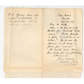 Reverend Walter Jones - Gawler - Music Examinations