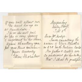 Miss Ellen Thornber - Unley Park - Withdrawing candidates from Preliminary Examination