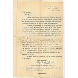 Muirden Brothers - Adelaide - Forwarding Bar Lock Typewriter