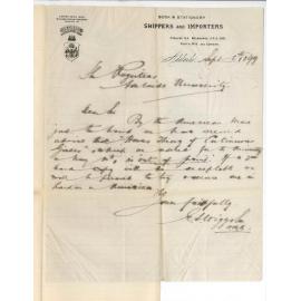 E S Wigg and Son - Adelaide - Books ordered from London