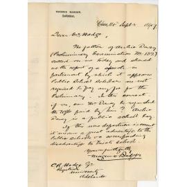 Magnus Badger - Clare - Candidate Number 132 Archie Davey Preliminary Examination