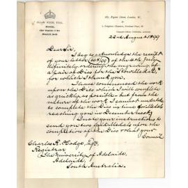 Allan Wyon London - Concerning Stow Medals