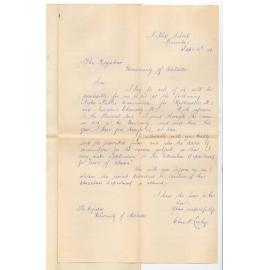 Charles H Cowley - Public School Baroota - Higher Public Examination