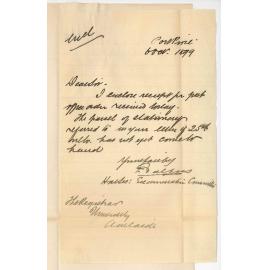 F Walters - Port Pirie - Missing Parcel of Stationery