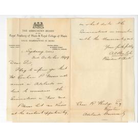 A E Balch - Associated Board - Sydney - Public Examinations in the Practice of Music