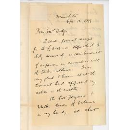 Professor Horace Lamb - Manchester - Books for Library